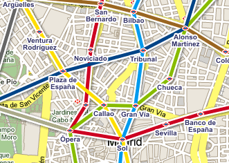 Google Transit, listo para Madrid